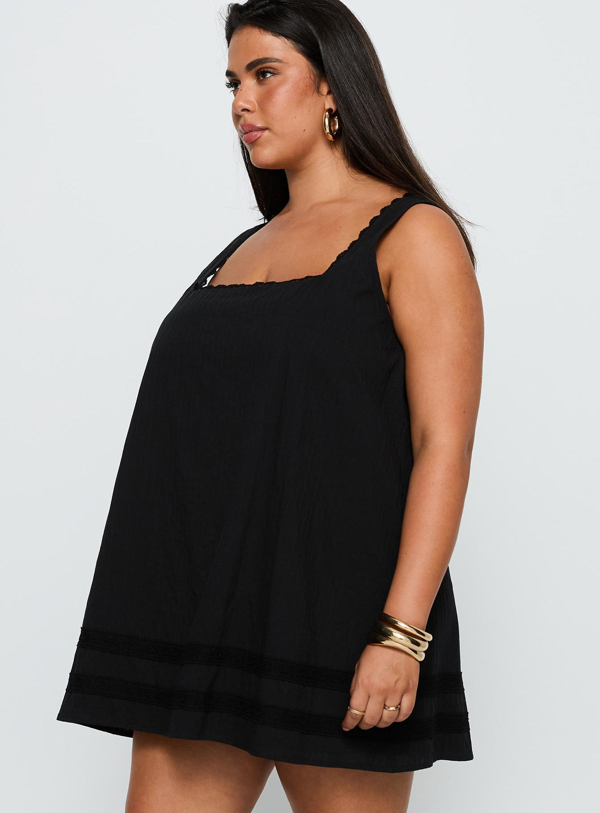 Alanah Mini Dress Black Curve